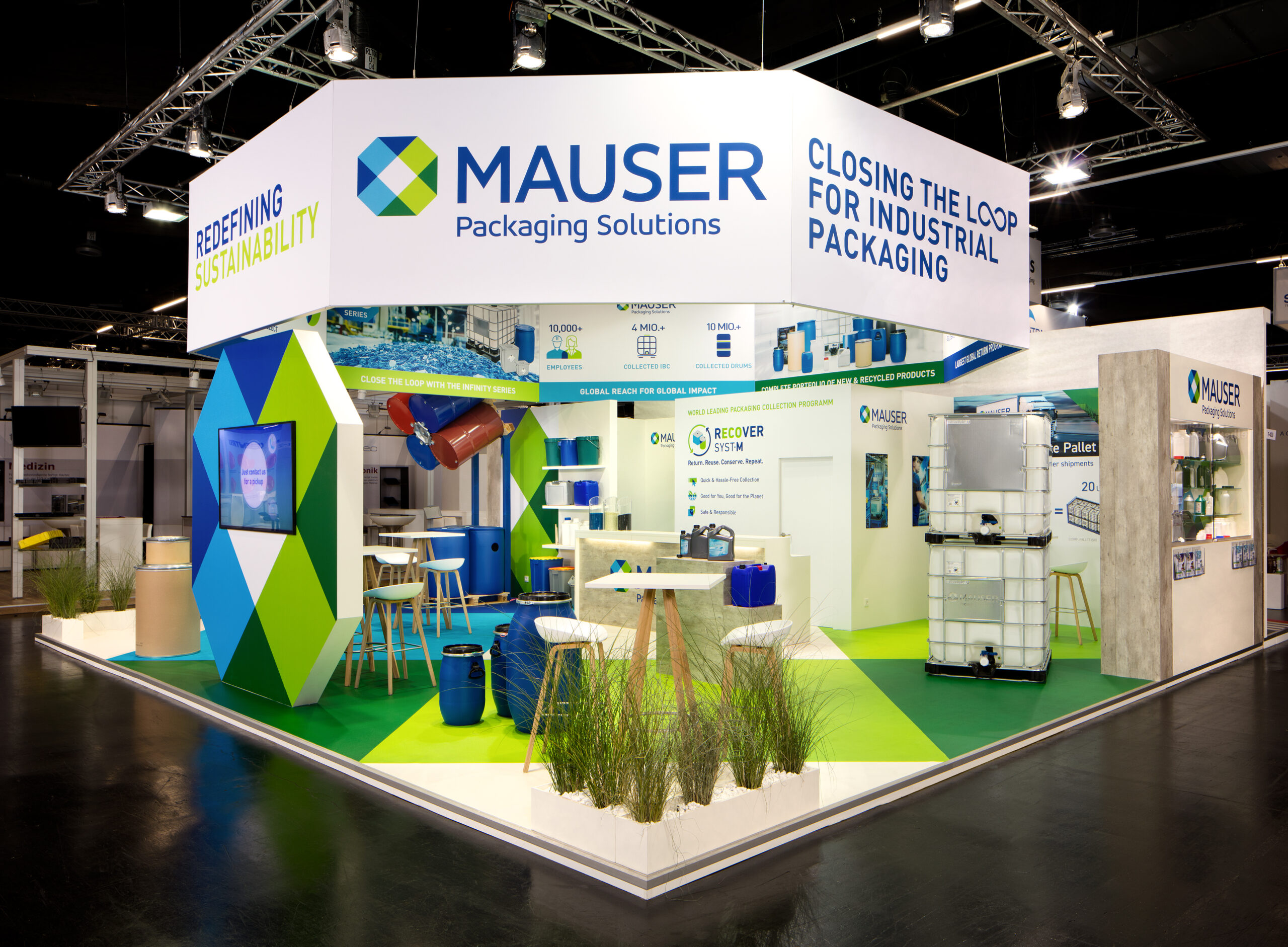 the booth of Mauser packaging solutions, Fachpack Nürnberg